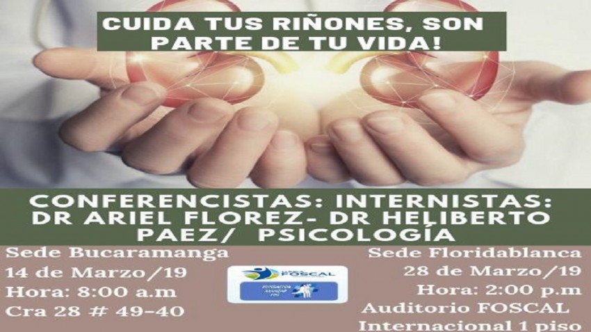 foto principal de Charla Educativa Cuida tus Riñones son parte de tu vida